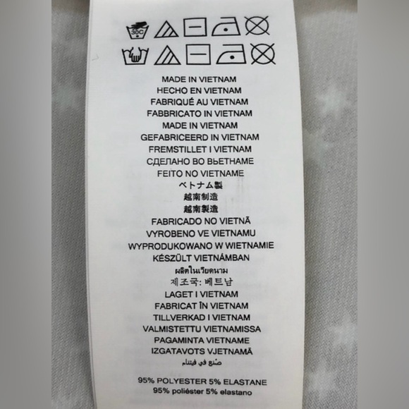 Medium Michael Kors Cream and Gold Star Print Ruffle Blouse - Picture 4 of 4